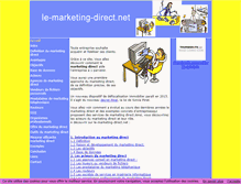 Tablet Screenshot of le-marketing-direct.net